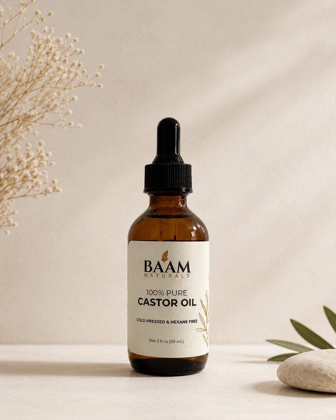 100% Pure Castor Oil – 2 oz